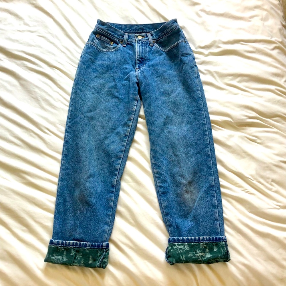 Fleece-lined, relaxed fit L.L.Bean